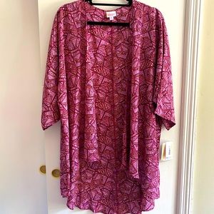 NWT LuLaRoe Lindsay, Pink & Purple Design